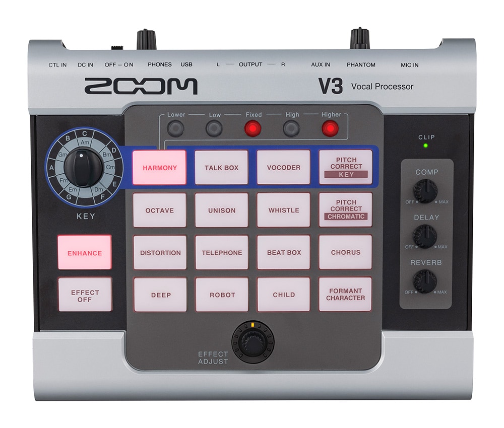 ZOOM/V3　ボーカルエフェクター