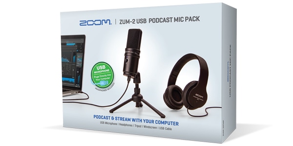 ZOOM / ZUM-2PMP USB microphone + headphones画像2