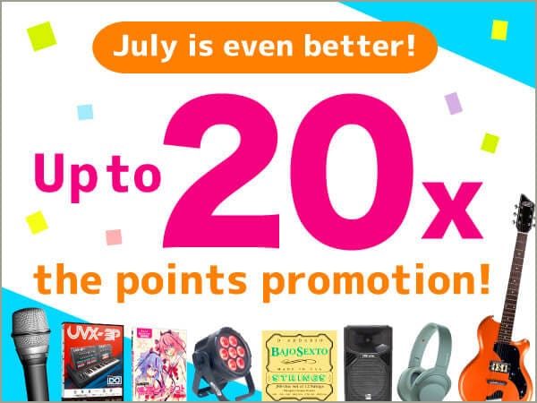 July is even better! Up to 20x the points promotion!