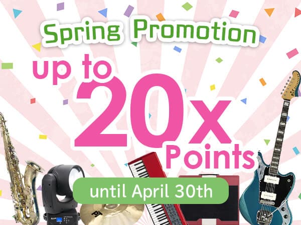 Earn Up to 20X Points!! Spring Points Campaign Special!!