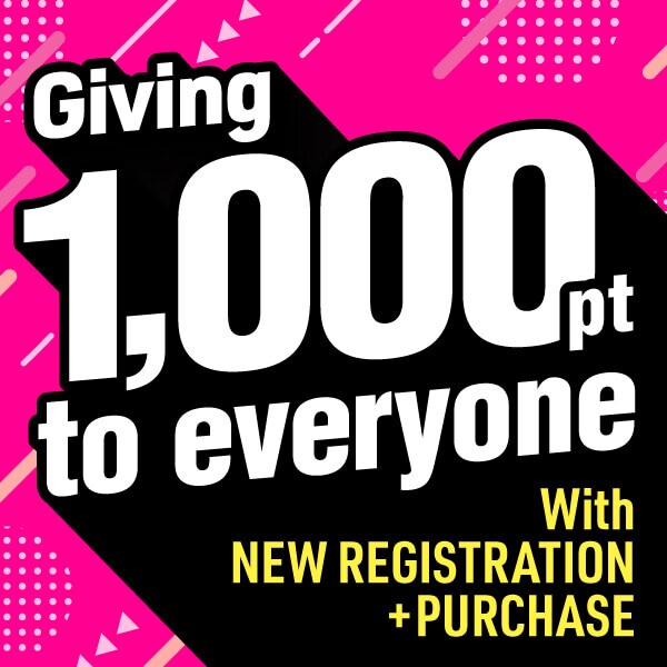 新規会員登録＆初回購入で1,000ptプレゼント