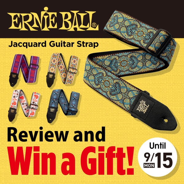 ERNIE BALL Jacquard Straps Review Campaign