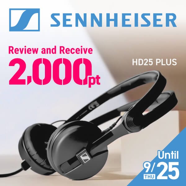 SENNHEISER Monitor Headphones HD 25 PLUS Review Submission Campaign
