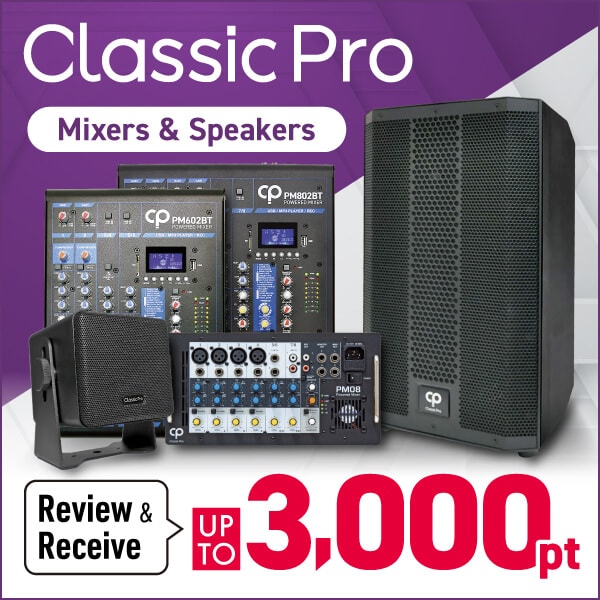 CLASSIC PRO Mixer & Speaker Review Campaign