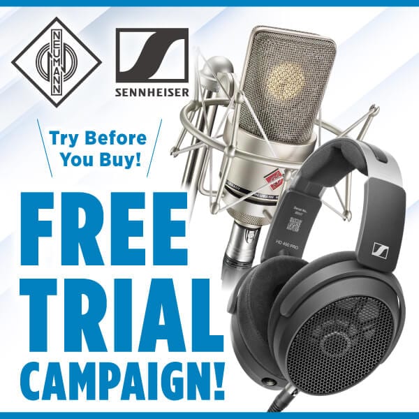 Sennheiser / Neumann Free Trial Campaign