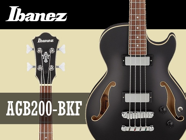 Ibanezのセミアコベース「AGB200-BKF」新登場