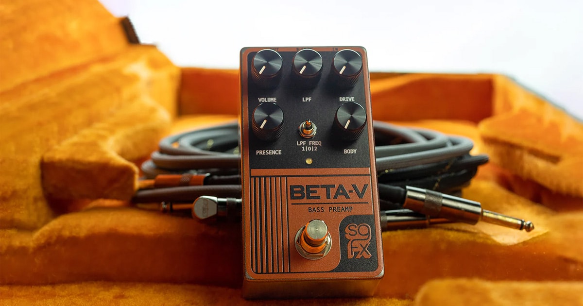 SolidGoldFX BETA-V ベースプリアンプ SolidGoldFX BETA-V Bass Preamp ｜イケベ楽器店オンラインストア