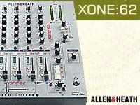 Allen & Heath Xone:62、数量限定特価 !
