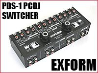 待望のPCDJスイッチャーが登場 ! EXFORM PDS-1