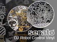 ピクチャー仕様のコントロールレコード" DJ Robot Control Vinyl"登場 !