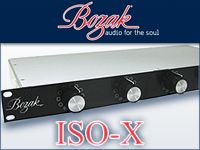 上質なサウンドを生みだすアイソレーターBozak/ISO-Xが入荷！