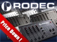 ベルギーの名門ブランドRODECのDJミキサーを値下げしました。