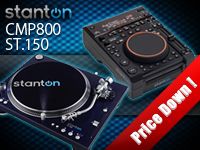 STANTONのDJ用CDプレーヤーとターンテーブルを値下げしました！