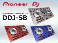PIONEER/DDJ-SBにシルバー、レッド、ブルーモデルが加わり新登場！