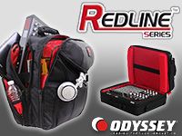 ODYSSEYのDJバッグ「REDLINEシリーズ」好評販売中！