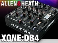 ALLEN＆HEATH のDJミキサー「XONE:DB4」を限定特価にて販売中！