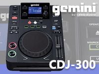 DJ用CDプレーヤーGEMINI「CDJ-300」限定特価で販売中！