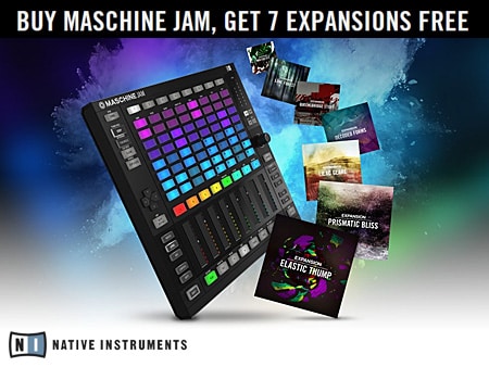 MASCHINE JAM購入で最先端サウンドパックをプレゼント！