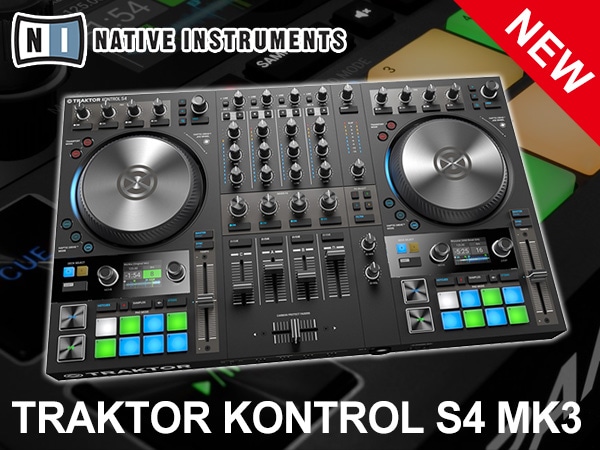 11/1発売開始！DJコントローラーTRAKTOR KONTROL S4 MK3