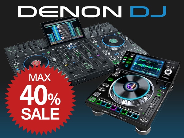 Up to 40% off on DENON DJ integrated controllers & DJ players!