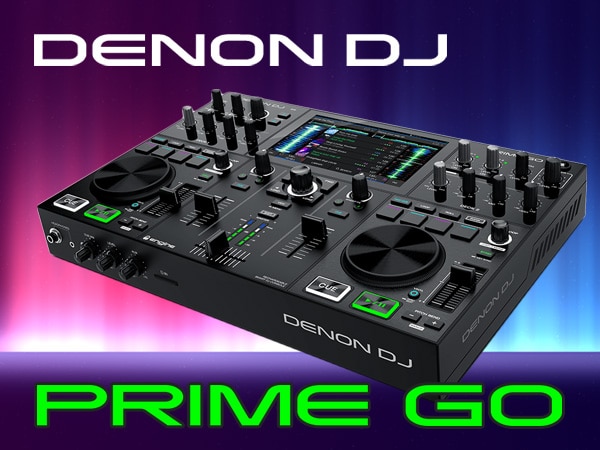 [DTMニュース]DENON DJのタッチスクリーン搭載2デッキスマートDJコンソール「PRIME GO」がリリース！