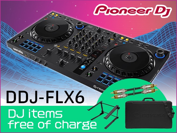 【Pioneer DJ】DDJ-FLX6 release commemoration! A novelty 3-piece set will be received!