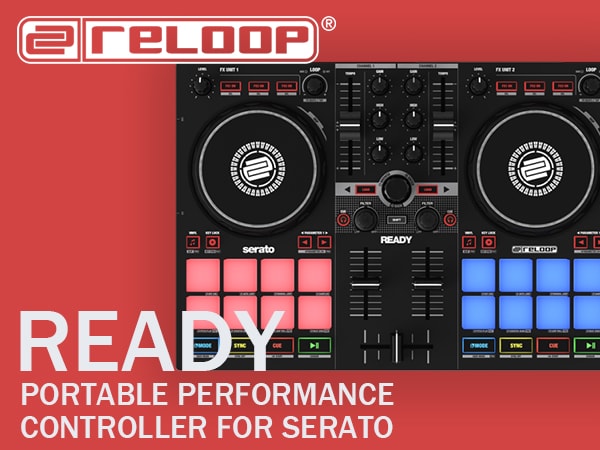 【RELOOP】PC・スマホ両対応！DJコントローラーREADY新登場
