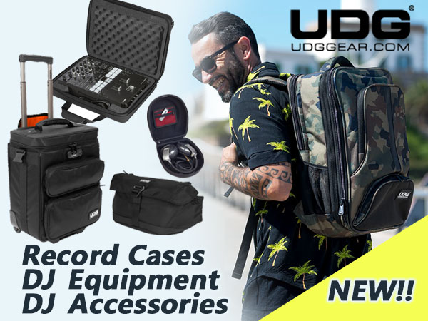【UDG】DJ equipment, record cases, and DJ accessories are now on sale