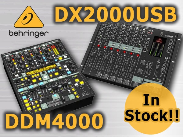 BEHRINGER DJ mixers 