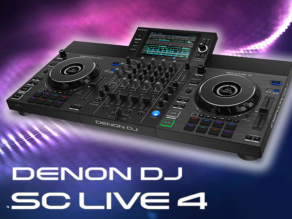 【DENON DJ】 All-in-one DJ SC LIVE 4 with 4-channel newly released