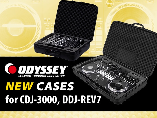 ODYSSEY releases new cases for CDJ-3000, DDJ-REV7, and others!
