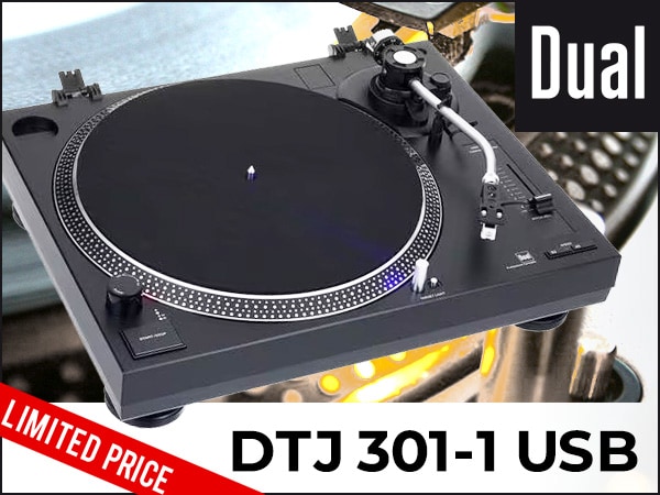 We have a sale on a limited quantity of DTJ 301-1 USB direct-drive record players!
