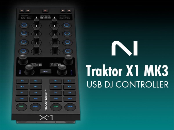 New DJ controller Traktor X1 MK3 from Native Instruments
