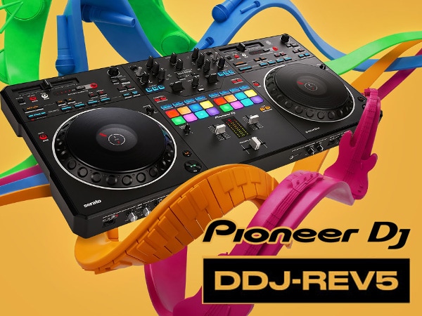 Pioneer DJより、Serato/rekordbox両対応のスクラッチ向けコントローラー「DDJ-REV5」新登場！