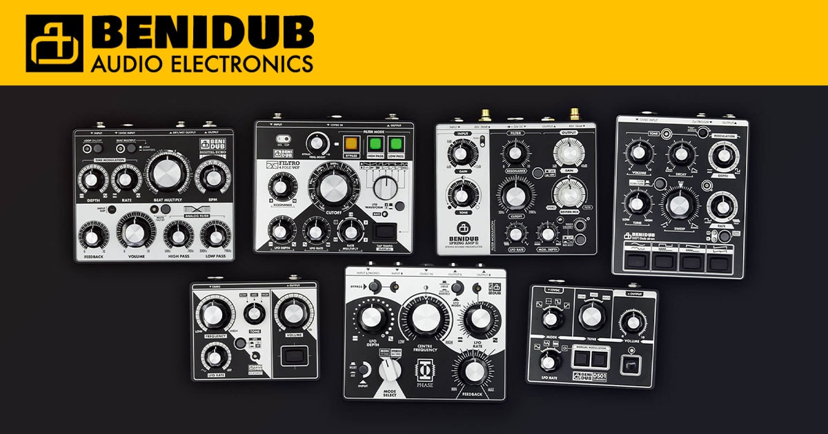 ダブ専門の機材メーカー「Benidub」取扱開始！｜サウンドハウス
