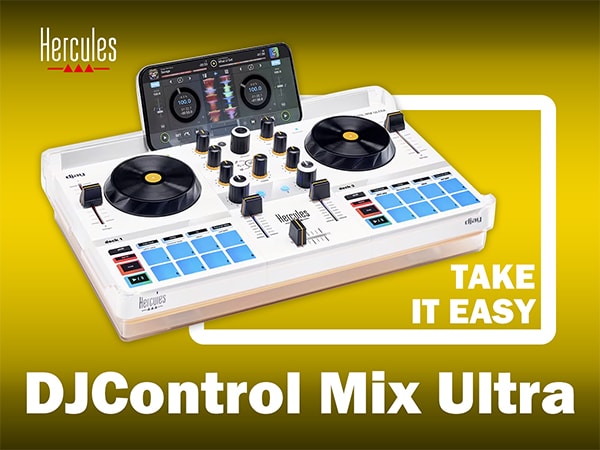 Bluetooth接続＆バッテリー搭載コントローラー「DJControl Mix Ultra」新発売！