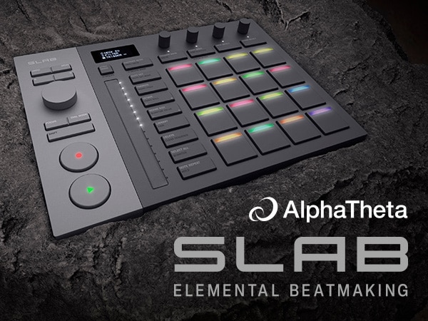 AlphaThetaよりSerato Studio専用MIDI Padコントローラー「SLAB」発売！