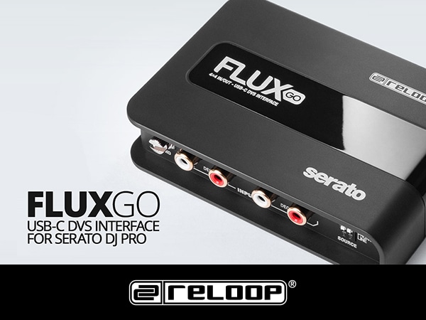 Reloopより、Serato DVS用インターフェイス「Flux Go」発売開始！