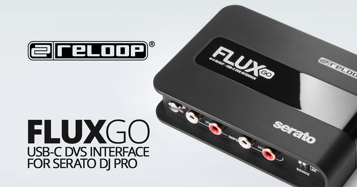 Reloopより、Serato DVS用インターフェイス「Flux Go」発売開始