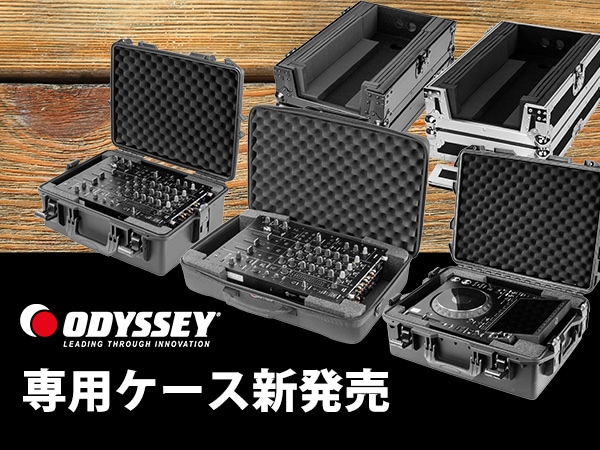 【ODYSSEY】CDJ-3000X・DJM-V5ほか専用ケース新発売!!