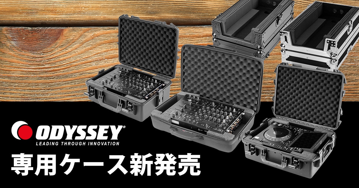 ODYSSEY】CDJ-3000X・DJM-V5ほか専用ケース新発売!!｜サウンドハウス