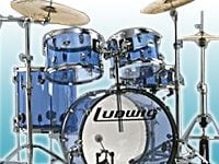 LUDWIG ブルービスタライトのドラムセット入荷！