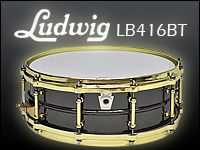 LUDWIGブラックビューティーのゴールドフープ仕様LB416BT入荷