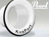 バスドラムのサウンドを強化するKICK PORTにWHITE登場
