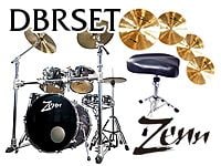ZENN/DBR6000にシンバル、スローンが付いたお得なセットが登場しました。