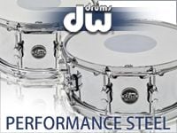 DW パフォーマンススチールスネア入荷