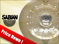 SABIAN HOLY CHINAロゴ変更のため限定特価