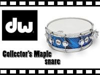 DW スネア コレクターズメイプルシリーズの動画をアップしました。