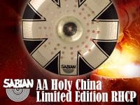 北米限定レッチリロゴがペイントされたSABIAN HOLY CHINA入荷