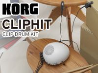 クリップをつけるだけで、なんでもドラムキットになるKORG CLIPHIT発売